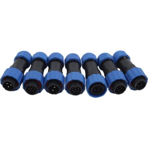 Waterproof Connector SP21 Cable Connector Plug and Socket Male and Female 2 3 4 5 6 7 9 12P Quick Connector