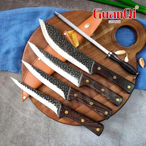 High Quality Chef Stainless Steel Knife Slaughter Boning Knife Meat Cleaver Special Knife for Pigs and Sheep Fish Cutting Tool