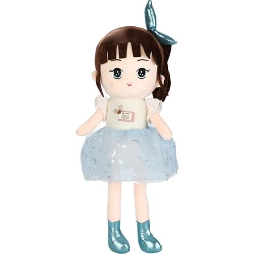 1PC 45cm-90cm Kawaii Plush Toys Princess Girls Doll Soft Flower Skirt Spring Cute Children Toy Christmas Gift Toys for Girls