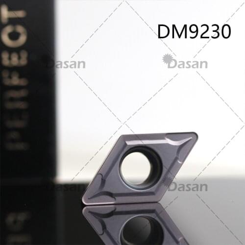 10pcs Insert DCMT070204 MV DM9030 Internal Turning Tool Carbide Inserts Turning CNC Lathe Knife Blades Cutter Tool