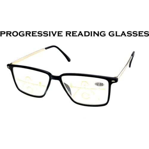 2019 Top Fashion Occhiali Da Lettura Leesbril Clara Vida Progressive Reading Glasses For Men Large Frame For Women +1 To +4
