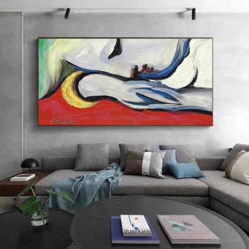 Famous Abstract Picasso Canvas Painting Sleeping Beauty Posters and Prints Wall Art Pictures for Living Room Home Decor Unframed