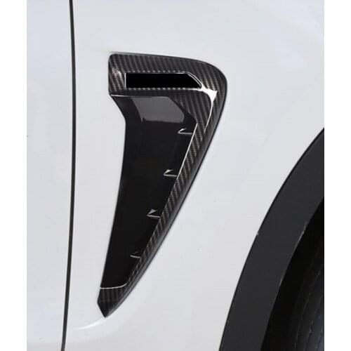 Car Styling Side Wing Air Flow Fender Intake Vent Cover Trim For BMW X5 F15 2014-2017 Exterior Accessories