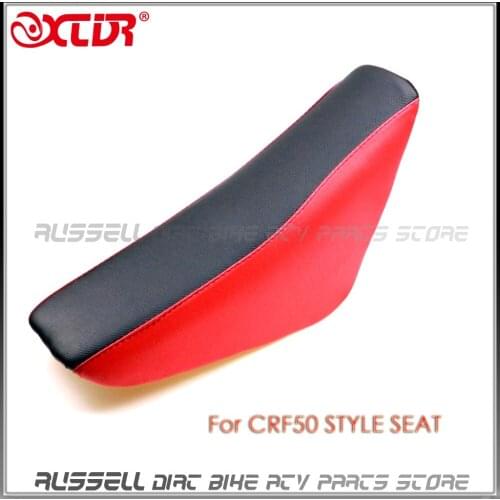 Tall CRF50 Seat Cover for Honda XR50 CRF50 SDG SSR style 50cc 70cc 110cc 125cc Dirt Pit Bike Black & RED