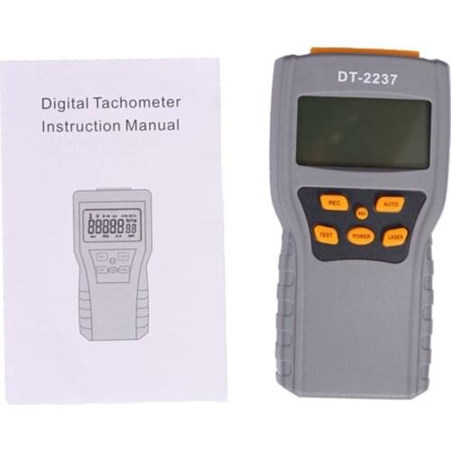 LCD Electronic Laser Tachometer Digital Engine Tachometer Auto Record Non Contact Speedometer Tach Speed Meter With Backlit