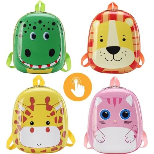 Children Cute Cartoon Animal Hard Shell Backpack Kids Kindergarten School Book Bag Casual Students Knapsacks school backpack
