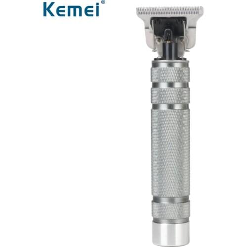 Kemei Electric Hair Clipper Oil Head Engraving Clipper Rechargeable Shaver Fader Electric Razor Edge Hair Cutting Machine