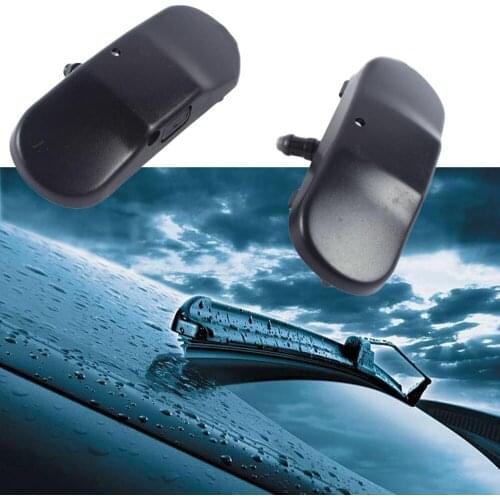 2Pcs Windscreen Washer Spray Jet Nozzle 2KD 955 985 For VW for Volkswagen Golf 6 MK6 GTI Caddy Passat B6 Car Accessories