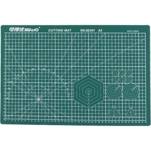 Hot KW-TRIO A3 Cutting Mats PVC Double-Sided Self-Healing Cut Pad Patchwork Carving Pad DIY Tools Office Cutting Supplies