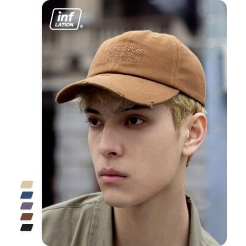 INFLATION Streetwear Hip Hop Caps Men Cool Baseball Cap 2021 Summer Vintage Cap Men Women Snapback Sun Hats 336CI2021