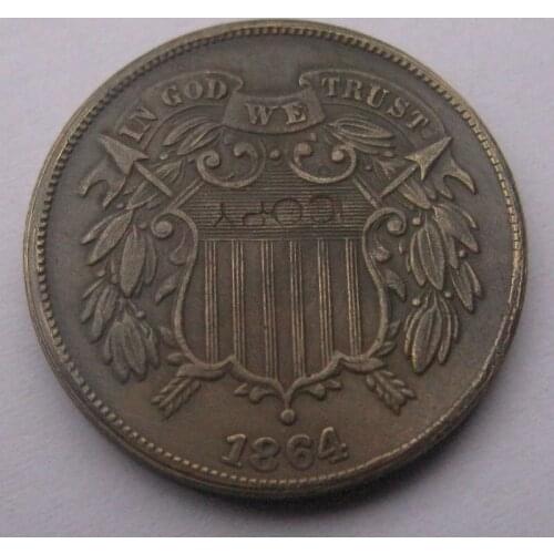 Two Cent 1864 copy coins