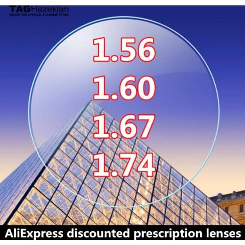 1.56 1.61 1.67 1.74 /-0.5~-12.00 / +0.5~+12.00 Prescription Resin Aspheric blue light Glasses Lenses Myopia Hyperopia Presbyopia