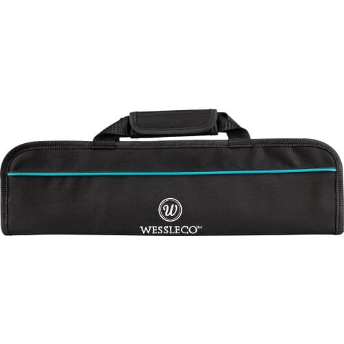 WESSLECO Nylon Chef Knife Bag Carrying Folding Bag Pocket Kitchen Storage Knife Case for School Traveling Party