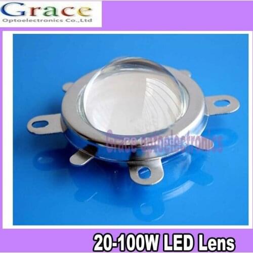 44mm Lens + Reflector Collimator + Fixed bracket For 20W 30W 50W 70W 100W LED