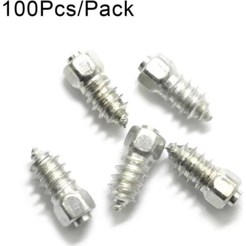 100pcs 12 mm Carbide Screw Tire Studs Snow Spikes Anti-Slip Anti-ice for Car/SUV/ATV/UTV with Installation Tool L1