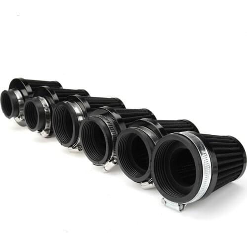Universal Black Motorcycle Air Filter Pod Cleaner Fit ATV Dirt Bike Quad Scooter 35/39/48/50/54/60mm