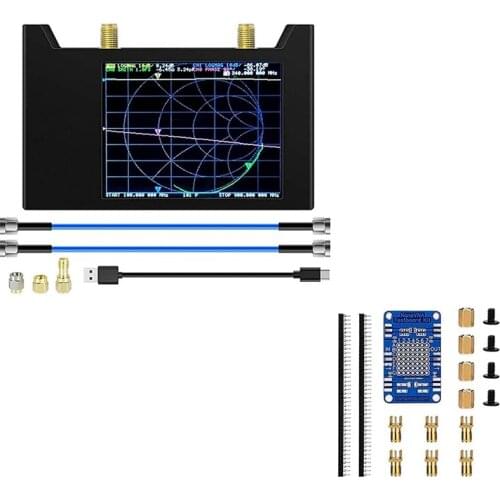 Nanovna SAA-V2 Vector Network Analyzer 50Khz -3Ghz With 1950Mah Aluminum Case +Nanovna Testboard Kit Network Analysis