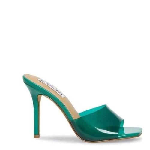 Ladies High Heels Summer Fish Mouth Stiletto High Heel Womens Shoes Plus Size Half Drag Sandals Women Fashion Shoes