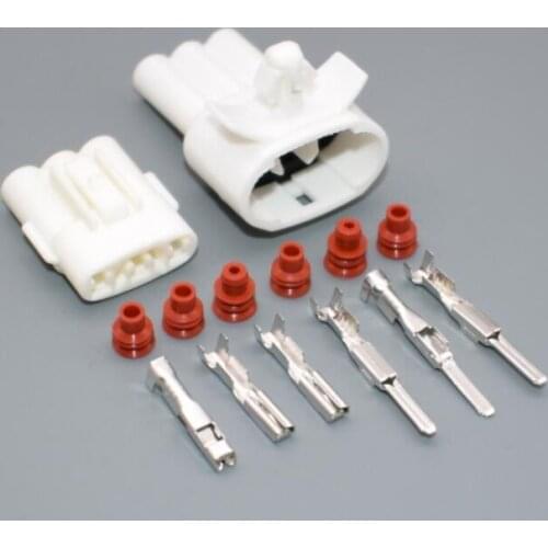 500 sets 3 Pin 6187-3281 6180-3261 Female And Male Wire Connector DJ7033-2-11 DJ7033-2-21