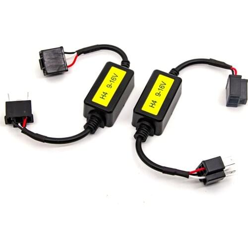 2x H4 Car Headlight Bulbs LED No Error No Flickering Decoder Car Light Accessories