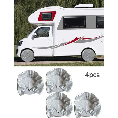 4pcs Universal 27-29 Inch Spare Tire Wheel Cover Protector Case Waterproof Vehicles Camper Car Truck RV Parts Accessories New