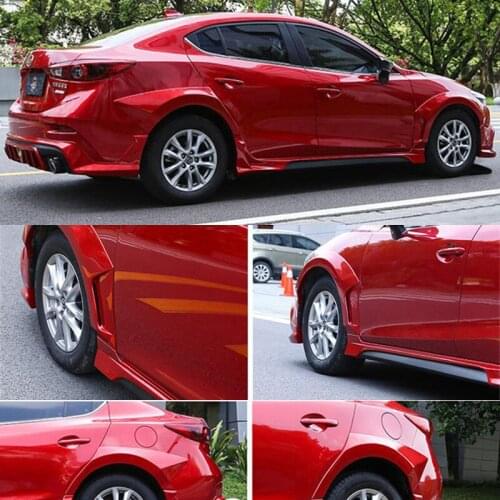 FOR CAR Accessories Body Kit Mazda 3 2014-2017 Mazda3 Car Appearance Dedicated ABS Material Car Wide-body Bodykit 4PCS