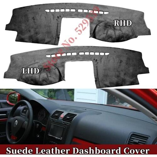 For Volkswagen VW jetta A5 for vw golf mk5 gti Car-styling Suede Leather Dashmat Dashboard Cover Pad Dash Mat Auto Accessories