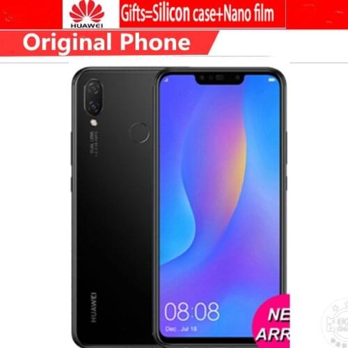Huawei nova 3i nova3i Mobile Phone 4G/6G Ram 64G/128G ROM 6.3 inch Kirin710 Octa Core Android 8.1 Glass Phone Body Smartphone