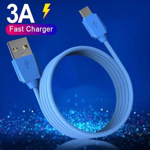 3A Fast Charger Cable Micro USB Type C Wire Smart Phone Data Sync Cord Quick Charge For iPhone12 Pro Max Xiaomi 11 Redmi Huawei