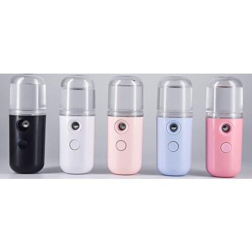 Facial Spray Mini Portable Nano Water Replenishing Instrument Hand-held Beauty Humidifier Face Steamer With Built-in Battery