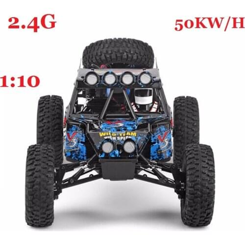 Simulation cross country vehicle toys 1/10 Scale 2.4G 4WD Electric High Speed 50KM/H Off-Road Buggy Desert RC Car