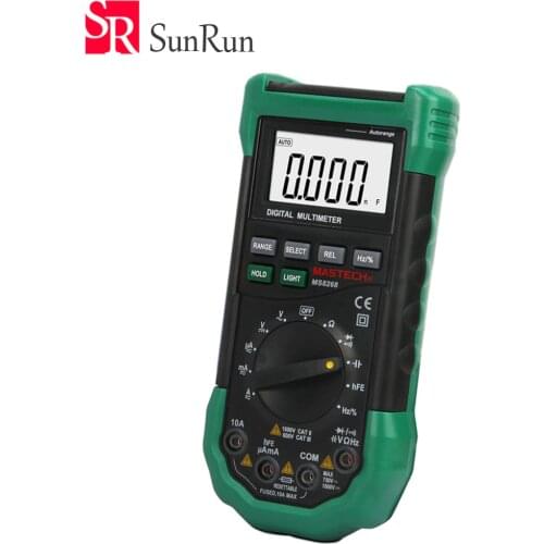MS8268 Automatic range multimeter built-in self-recovery fuse protection measuring capacitance frequency