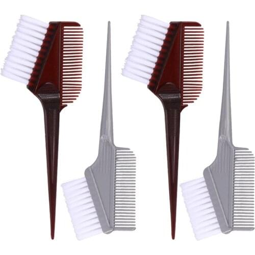 4pcs Hairdressing Hair Coloring Brushes Set Professional Barber Shop Hair Coloring Sets Brushes For Dye Hair Tools