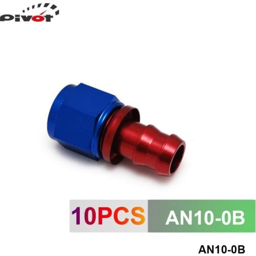 AN10 Straight Degree push on Oil Fuel Line Hose End Fitting AN10-0B