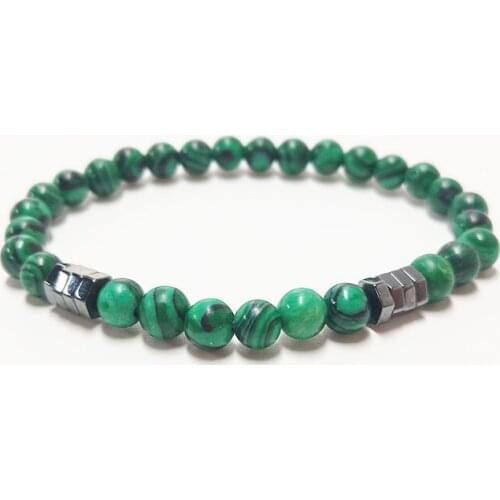 New Fashion Geometric Beaded Men Bracelets Simple Classic Stone Bead Charm Bracelets & Bangles For Men Jewelry Gif