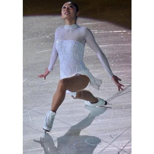 Custom Figure Skating Dresses Crystal New Brand Vogue Ice Skating Competition Dress DR3273