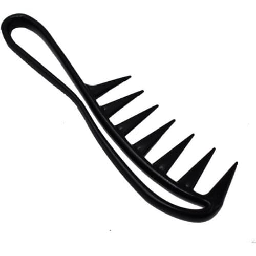 1 Pcs Wide Tooth Shark Plastic Comb Detangler Curly Hair Salon Hairdressing Comb Massage For Hair Styling Tool for Curl Hair