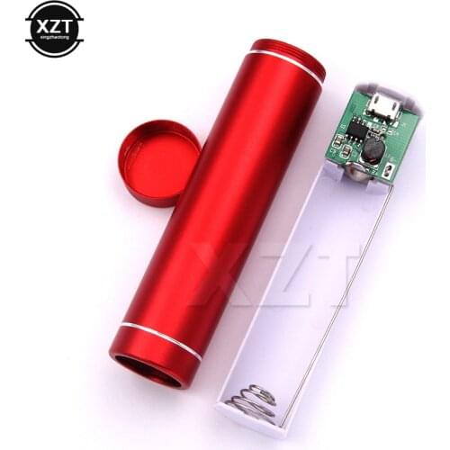 DIY 18650 battery Power Bank 18650 Holder Case Clip Storage BOX USB Output 5V 1A Power Container Box Store Charger for Phone MP4