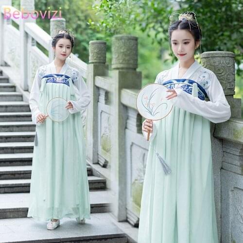 Traditional Chinese Clothing Full Chest Waist Skirt Elegant Ancient Costume Cosplay Hanfu Fairy Dress Carnival Outfits for Women