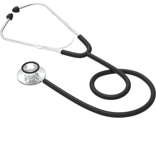 CONTEC Traditional Stethoscope SC21 Aluminum Alloy+ PVC Early Diagnosis Machine