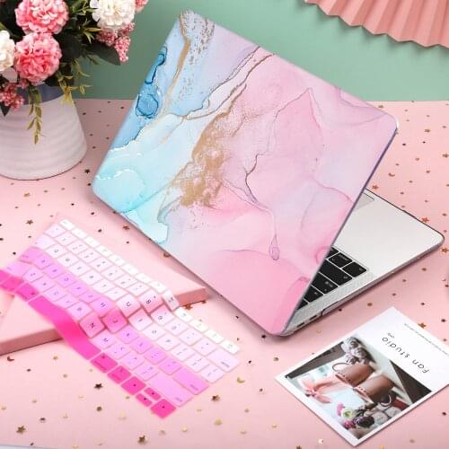 Redlai Marble Plastic Printing Hard Shell Case for MacBook Air Pro Retina 11 12 13 15 16Inch Touchbar M1 A2337 A2179 A2251 A1932