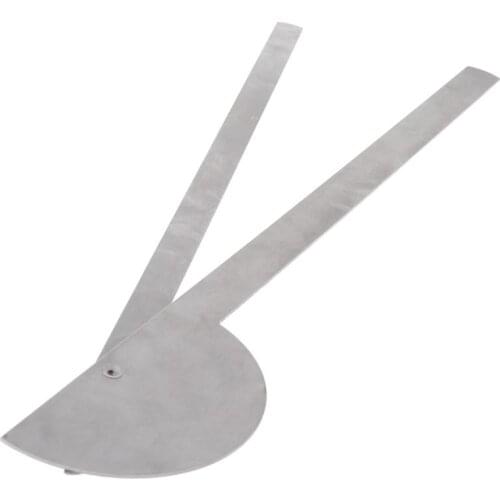 Stainless Steel Angle Ruler 180 degree Protractor Finder Arm Measuring Tool