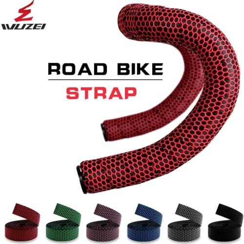 WEST BIKING Bike Handlebar Tape Road Bicycle Anti-slip Silica Gel EVA Shock Absorption Handle Bar Tape Cycling Wrap End Plug