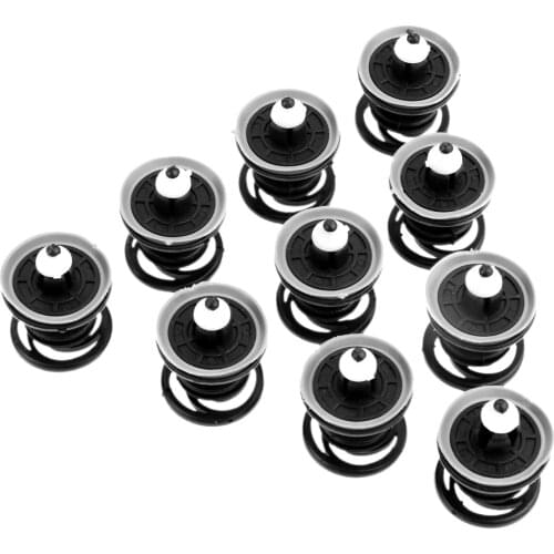 10Pcs Car Door Card Trim Panel Fastener Clips Auto Fender Bumper Retainers Plastic Rivets For V W Volkswagen T5 Transporter