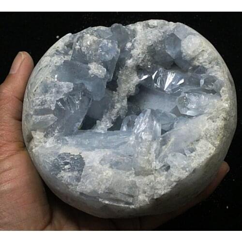 1530g Top Grade Gorgeous Sky Blue Celestite Rough Reiki Crystal