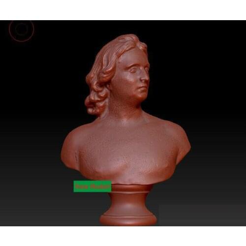 3D model stl format, 3D solid model rotation sculpture for cnc machine La Tour