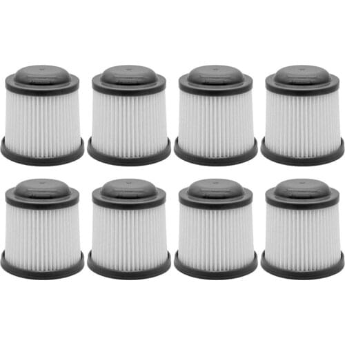 8 Pack HEPA Filter Net Vacuum Replacement Parts for PVF110 PHV1810 PHV1210 BDH2000PL BDH1600PL BDH2020FLFH BDH1620FLFH