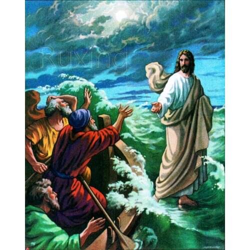 Full drill 5D DIY Diamond embroidery God Diamond Painting Cross Stitch Rhinestone Mosaic decoration