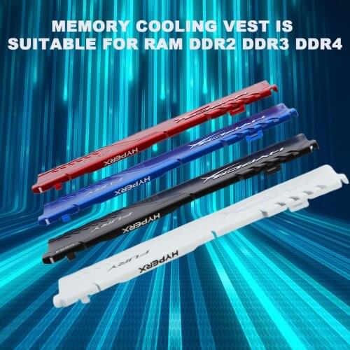 Aluminum RAM Heatsink Radiator Cooling Heat Sink Cooler for DDR2 DDR3 DDR4 Desktop Memory Heat Dissipation Pad