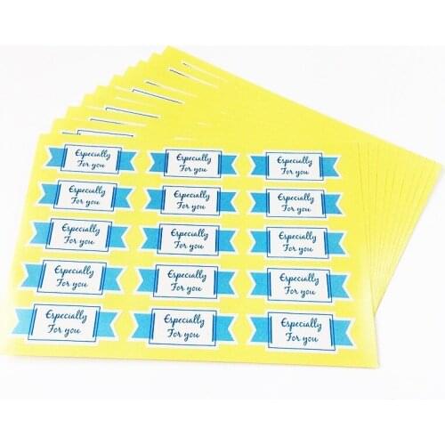 Free shipping 1400pcs Blue white Especially For you sealing sticker Scrapbooking Diary scrapbooking Stickers
